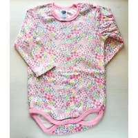 初生女嬰純棉長袖夾衣 - 小花花